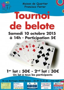 2015 10 10 Tournoi Belote