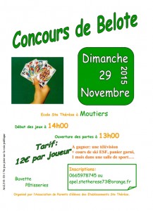 Concours Belote