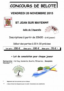 affiche belote 2015 2