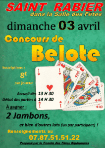 affichette red